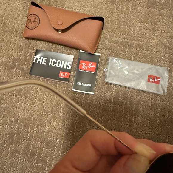 Original Ray-Ban RB3025 Aviator  Metal 58 Polarized Falcon Aircraft Sunglasses - Picture 11 of 12